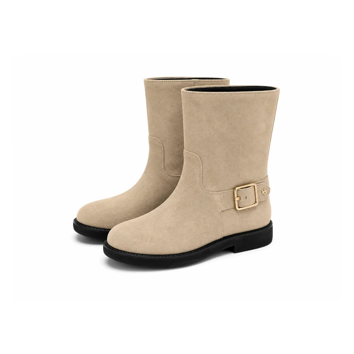 HUGO BOSS Eleri Biker Boots Women 50552755 - BEG - Beige / 36