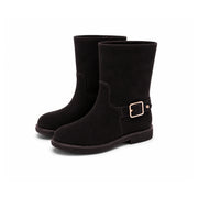 HUGO BOSS Eleri Biker Boots Women 50552755 - DRKBUR - Dark-Burgundy / 36
