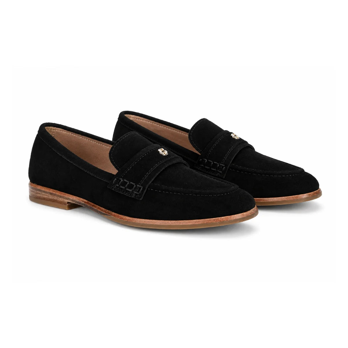 HUGO BOSS Helyan suede Loafers Women 50564752 - BLK - Black / 36