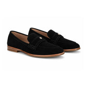 HUGO BOSS Helyan suede Loafers Women 50564752 - BLK - Black / 36