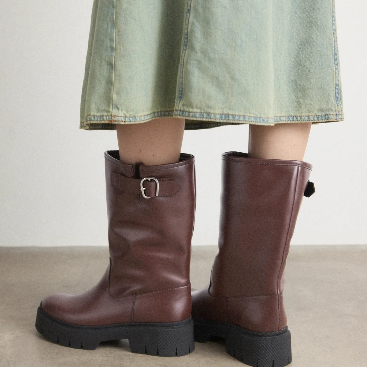 HUGO BOSS KRIS Boots Women 50552735 - DRKBRN
