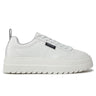 HUGO BOSS Lyssa Platform Logo Flag Signature Details Trainers 50513340-WHT - 35 / White