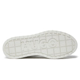 HUGO BOSS Lyssa Platform Logo Flag Signature Details Trainers 50513340-WHT