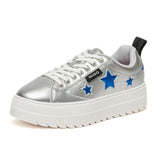 HUGO BOSS Platform Logo Flag Signature Details Trainers 50517166-SLV