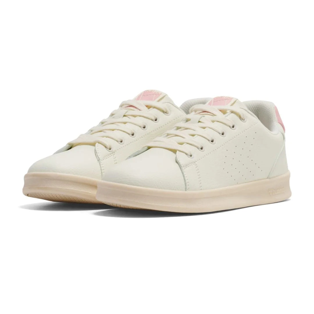 HUMMEL Court Line BA Unisex Trainers - WHTPNK