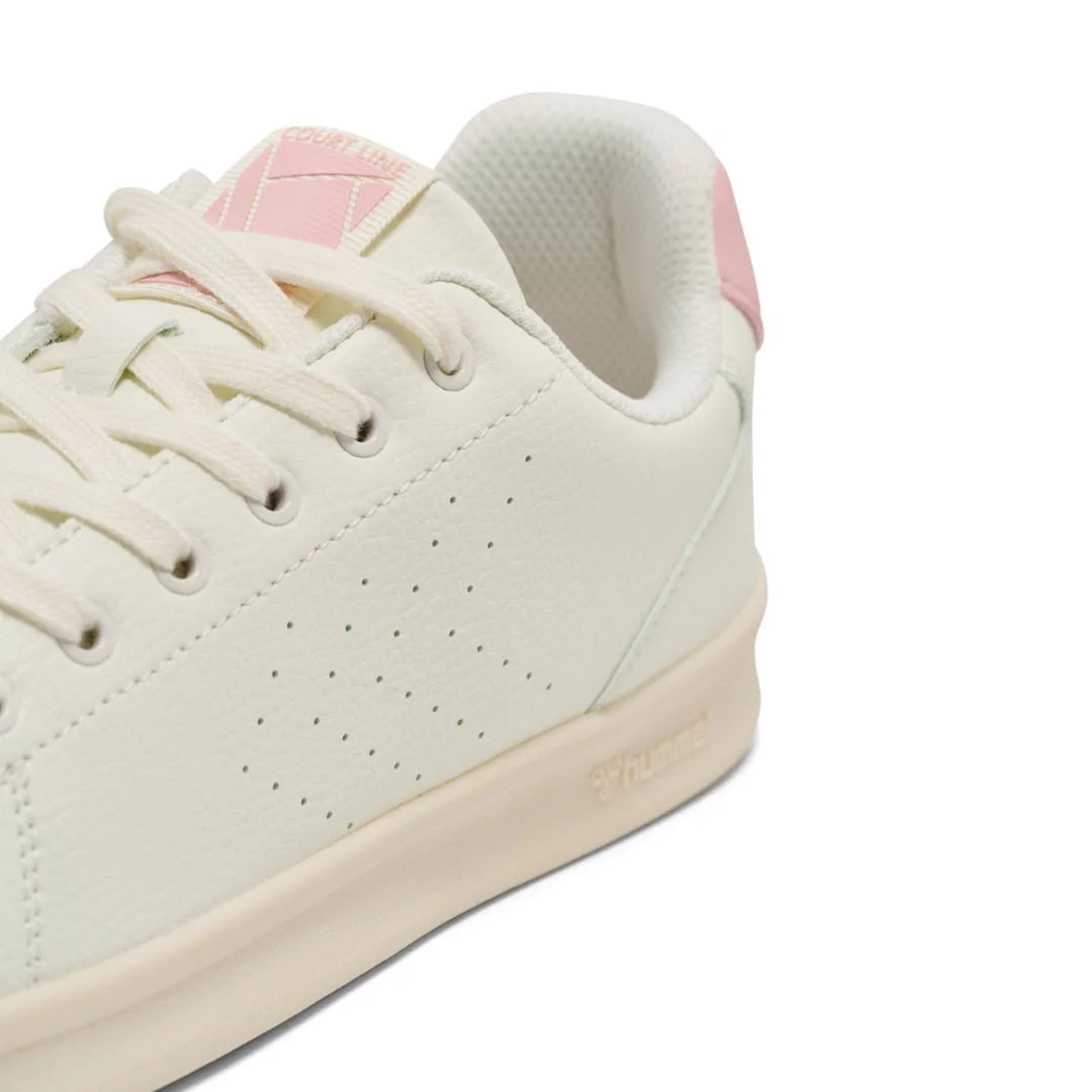 HUMMEL Court Line BA Unisex Trainers - WHTPNK
