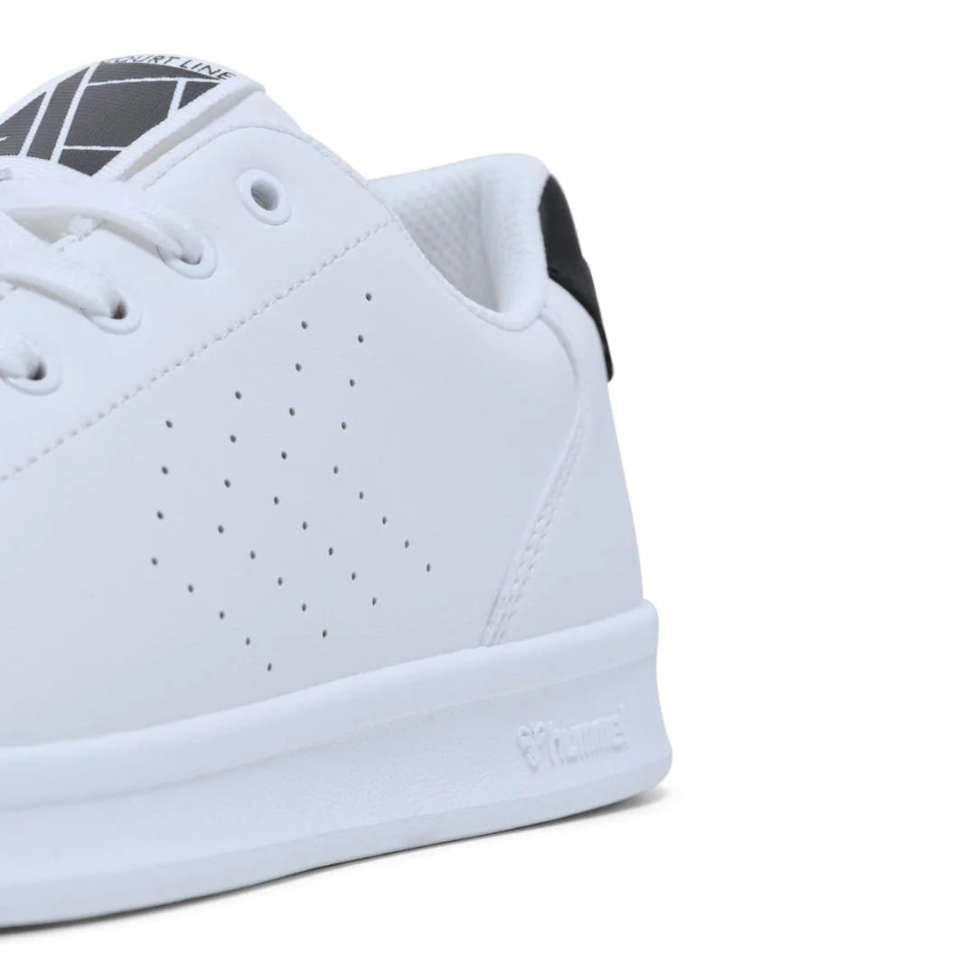 HUMMEL Court Line Unisex Trainers - WHTBLK