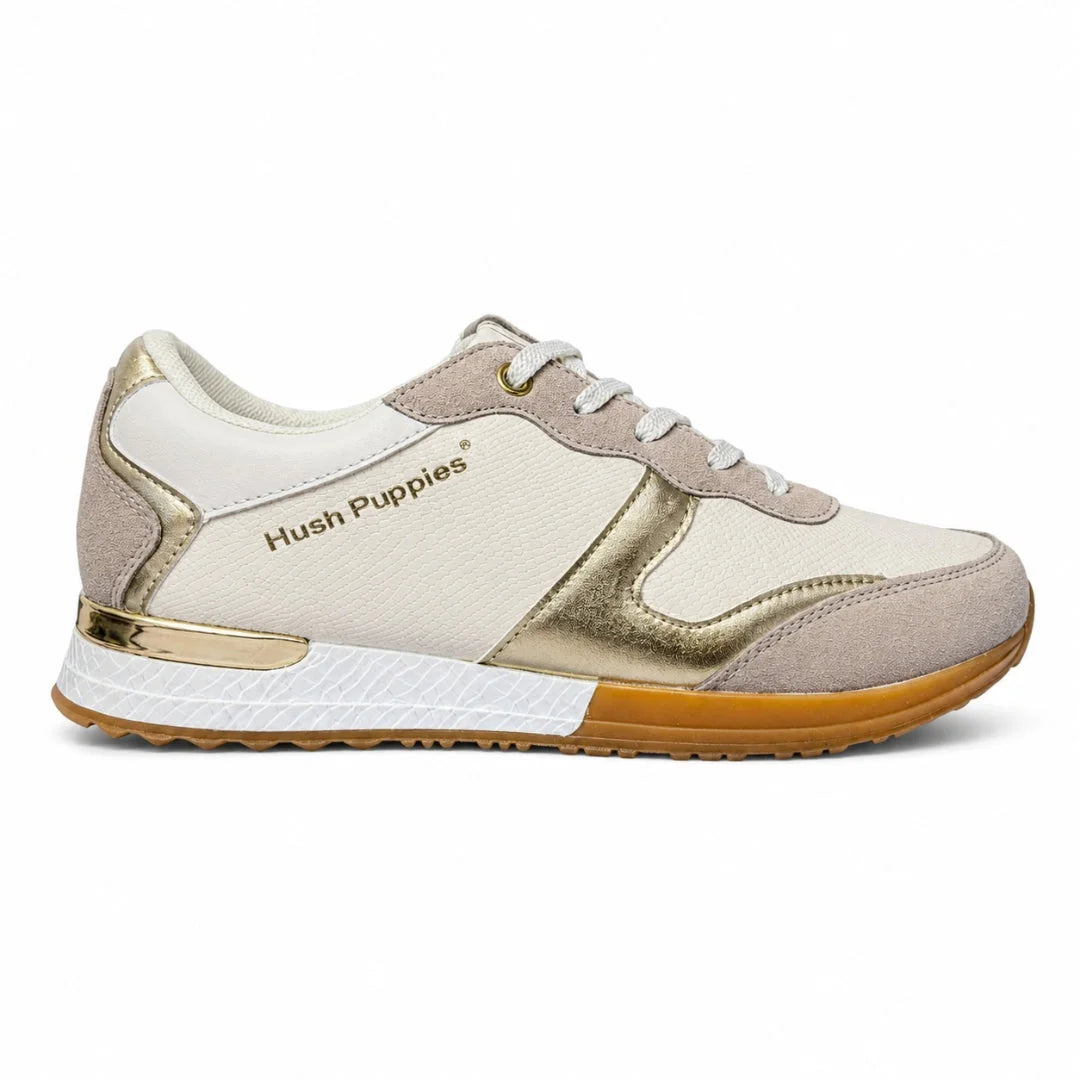 Hush Puppies Fashion Sneakers Women C72572C-WHTGLD