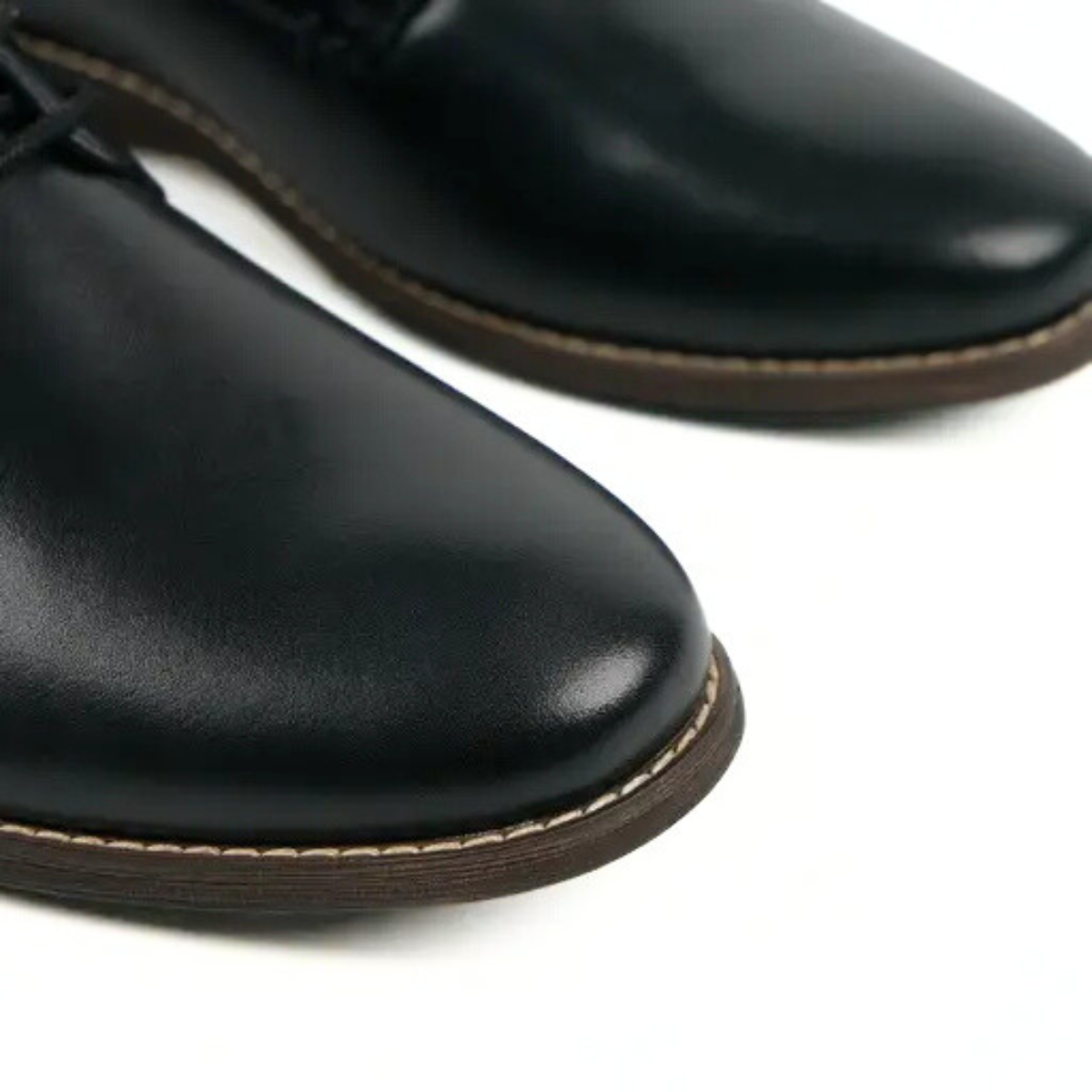 Hush Puppies Fitch Leather Oxford Shoes Men - BLK