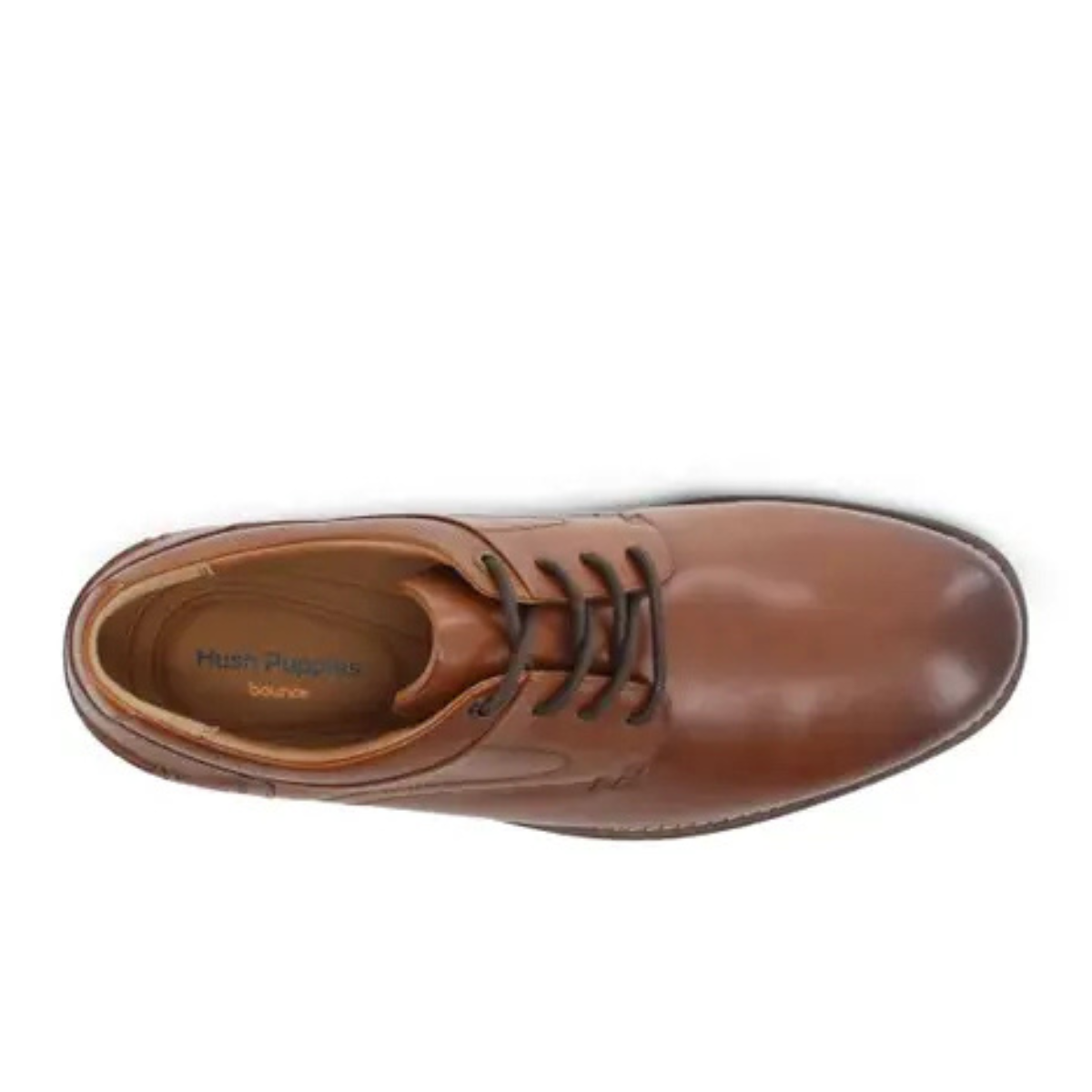 Hush Puppies Fitch Leather Oxford Shoes Men - TAN