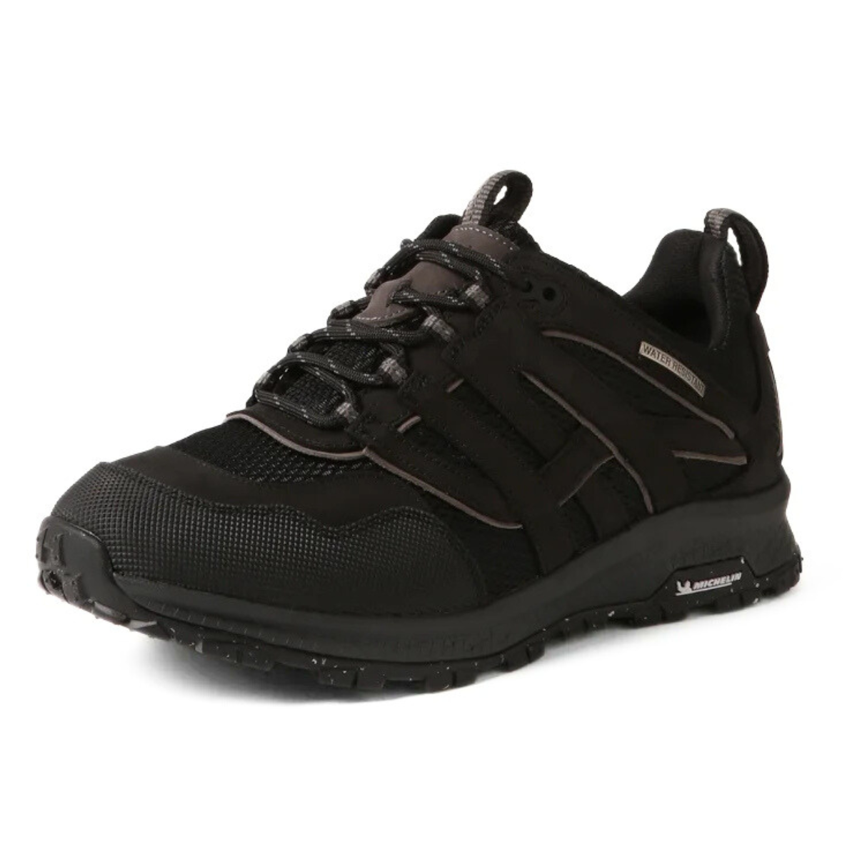 Hush Puppies Kayak Leather Lace Up Boot Men - BLK - Black / 43