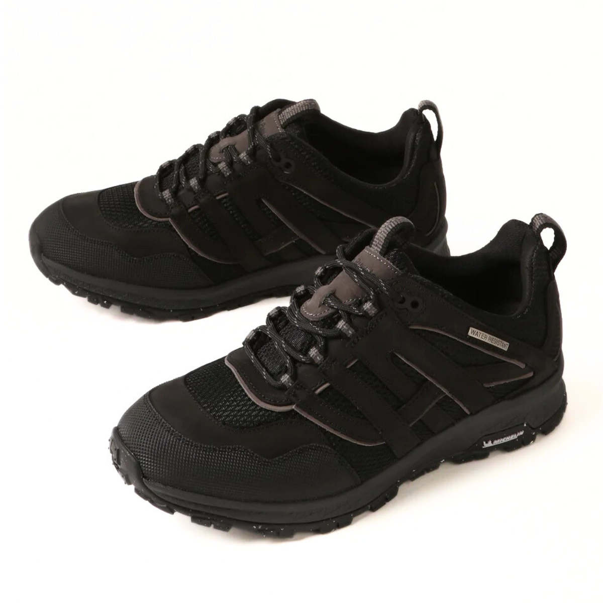 Hush Puppies Kayak Leather Lace Up Boot Men - BLK - Black / 43