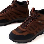 Hush Puppies Kayak Leather Lace UpBoot Men - BRN - Brown / 41