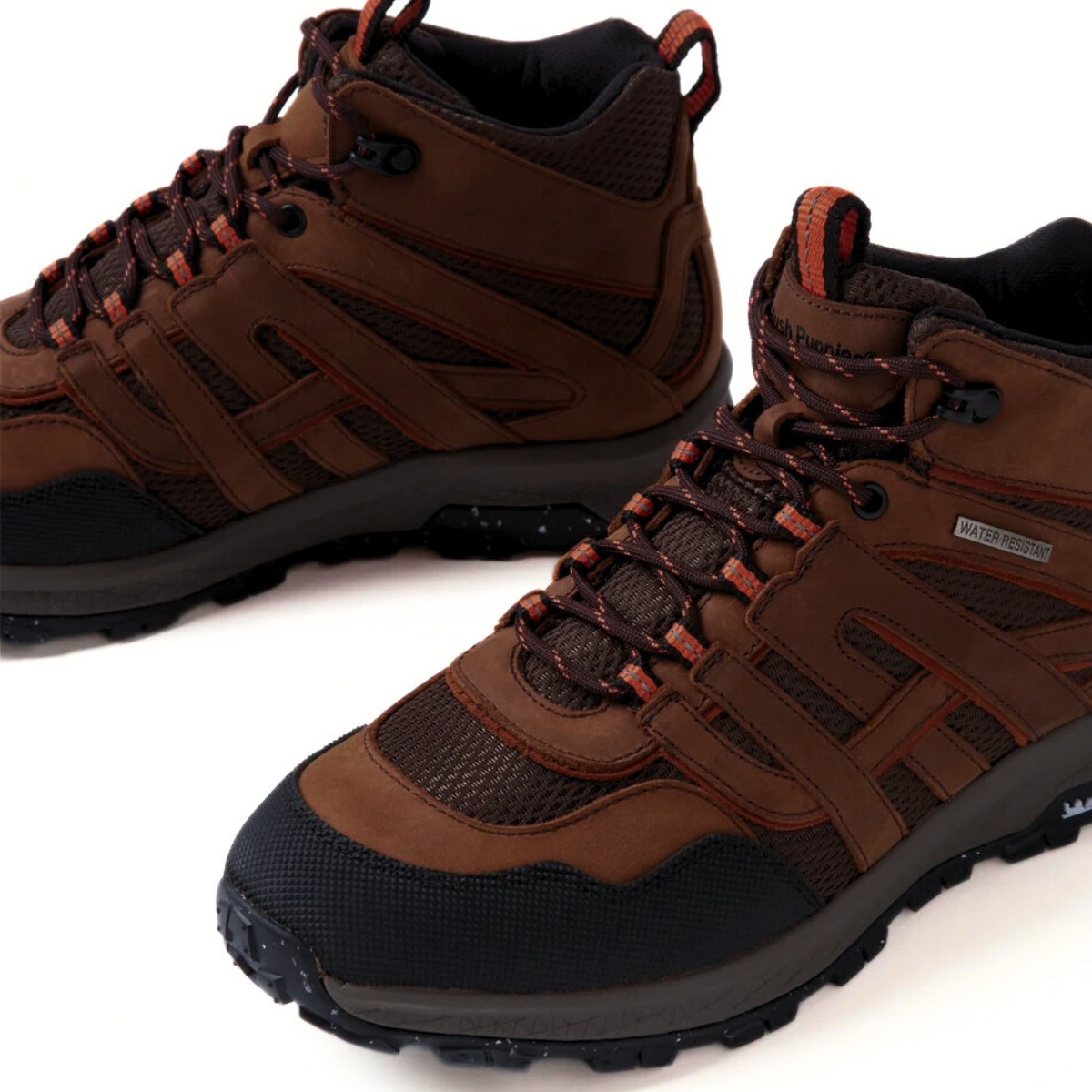 Hush Puppies Kayak Leather Lace UpBoot Men - BRN - Brown / 41