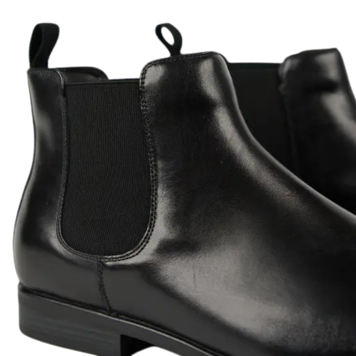 Hush Puppies Leather Chelsea Boot Men - BLK