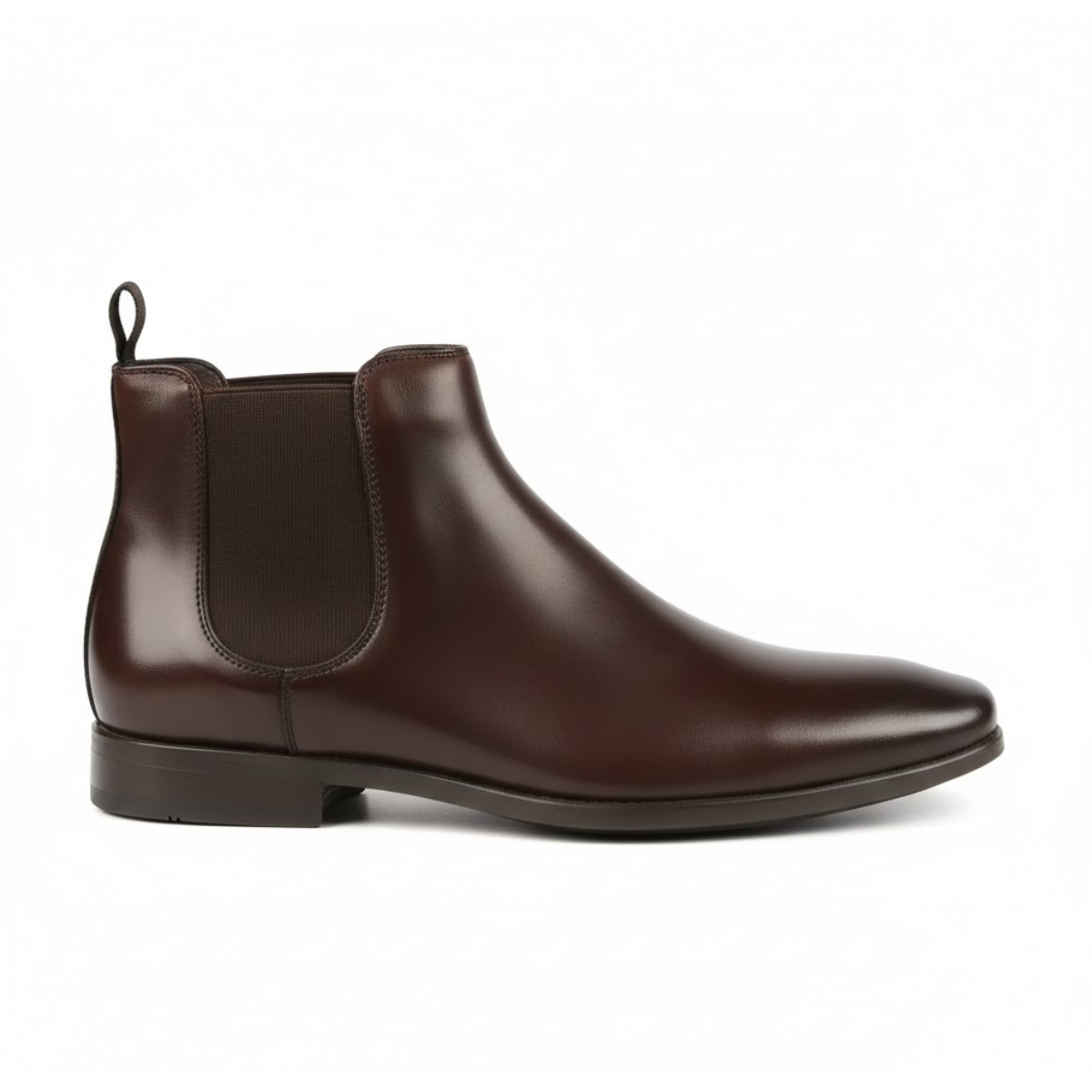 Hush Puppies Leather Chelsea Boots Men - BRN - Brown M1 / 41.5