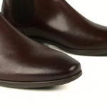 Hush Puppies Leather Chelsea Boots Men - BRN
