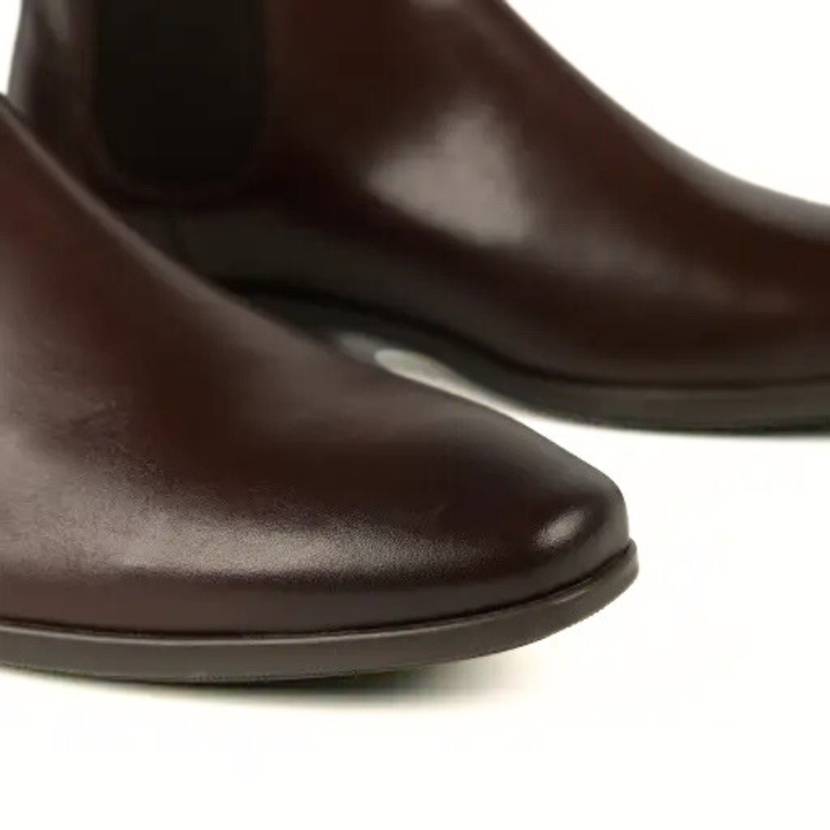 Hush Puppies Leather Chelsea Boots Men - BRN