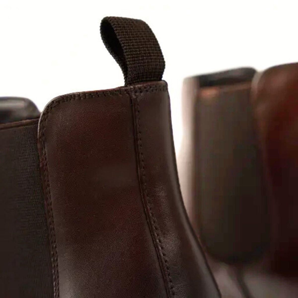 Hush Puppies Leather Chelsea Boots Men - BRN