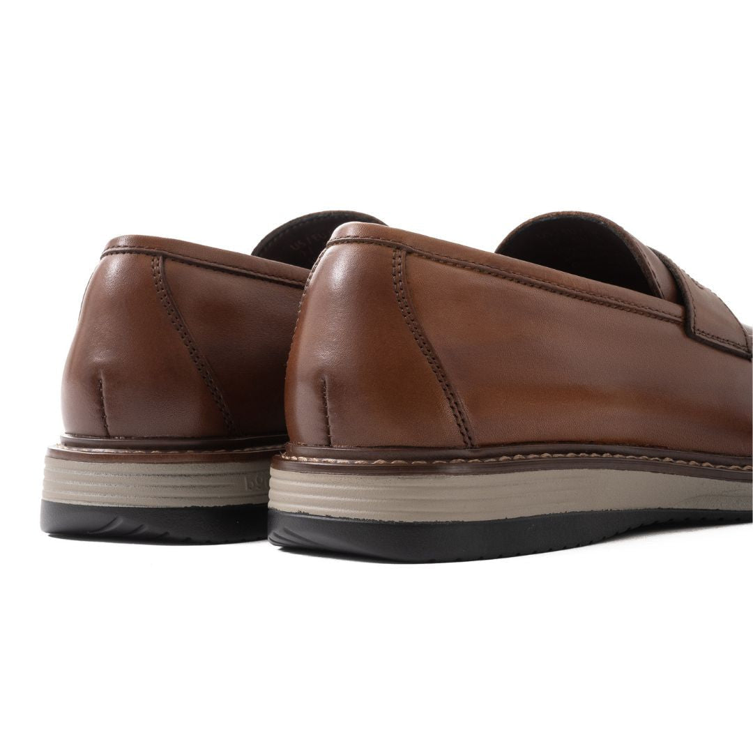 Hush Puppies Penny Loafers Men - TAN