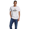 Jack & Jones Crew Neck Circular Logo T-Shirt Men - WHT - White / L