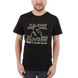 Jack & Jones Crew Neck Logo T-Shirt Men - Black / L