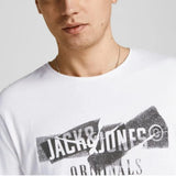 Jack & Jones Originals Crew Neck Graphic Logo T-Shirt Men