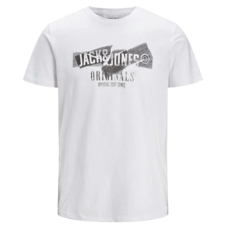 Jack & Jones Originals Crew Neck Graphic Logo T-Shirt Men