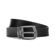 JLOOD Causal Jeans Leather Belts Men - Black / One size