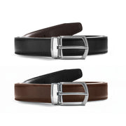 JLOOD Classic Reversible Leather Belts Men - Multi / One size