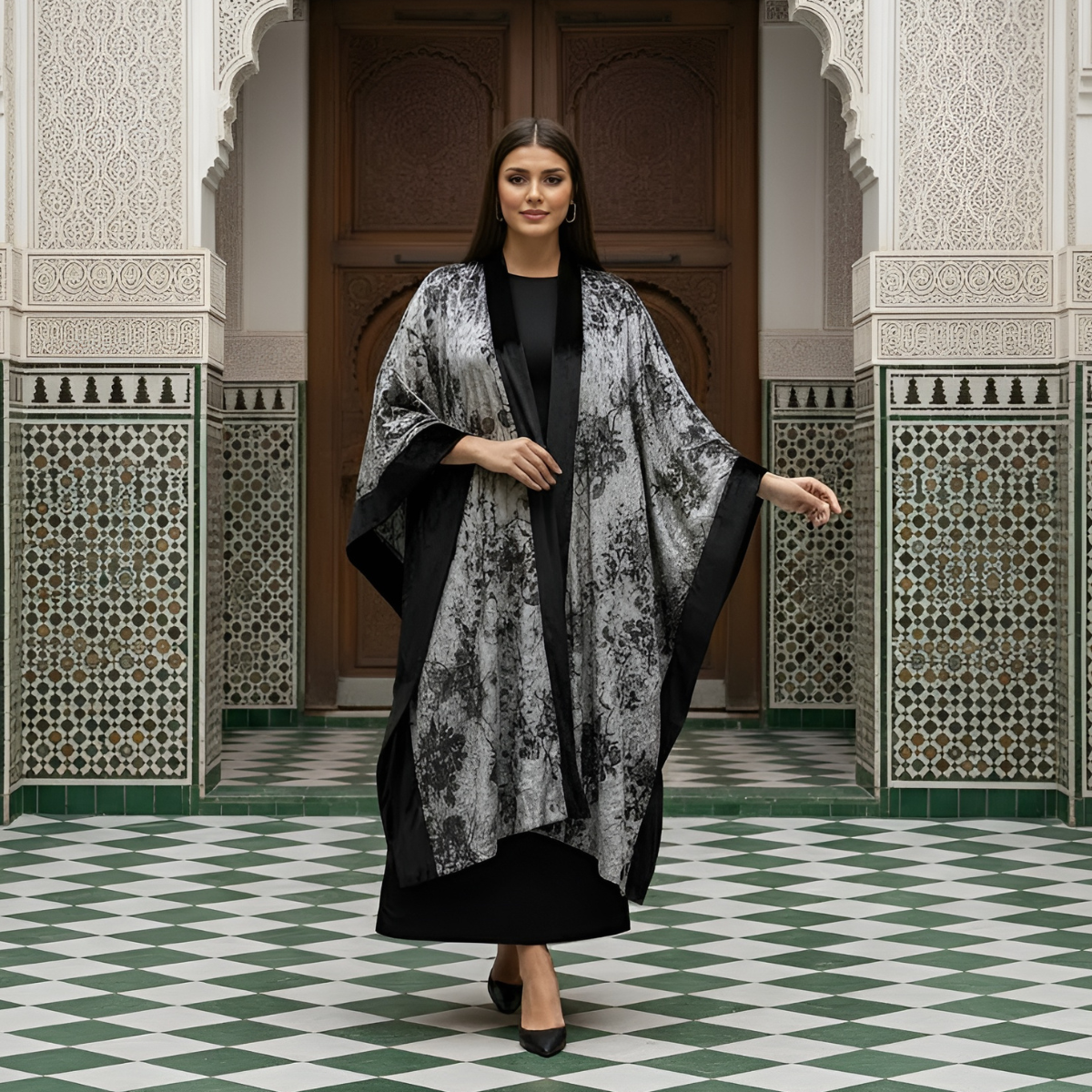 JLOOD Ramadan Kaftan - BLK - Black / One size