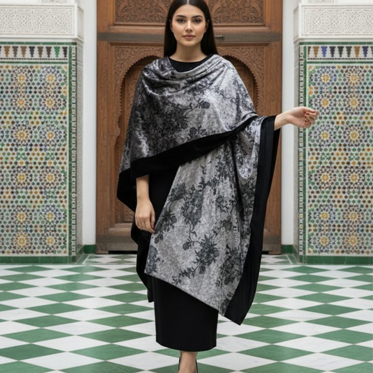 JLOOD Ramadan Kaftan - BLK - Black / One size