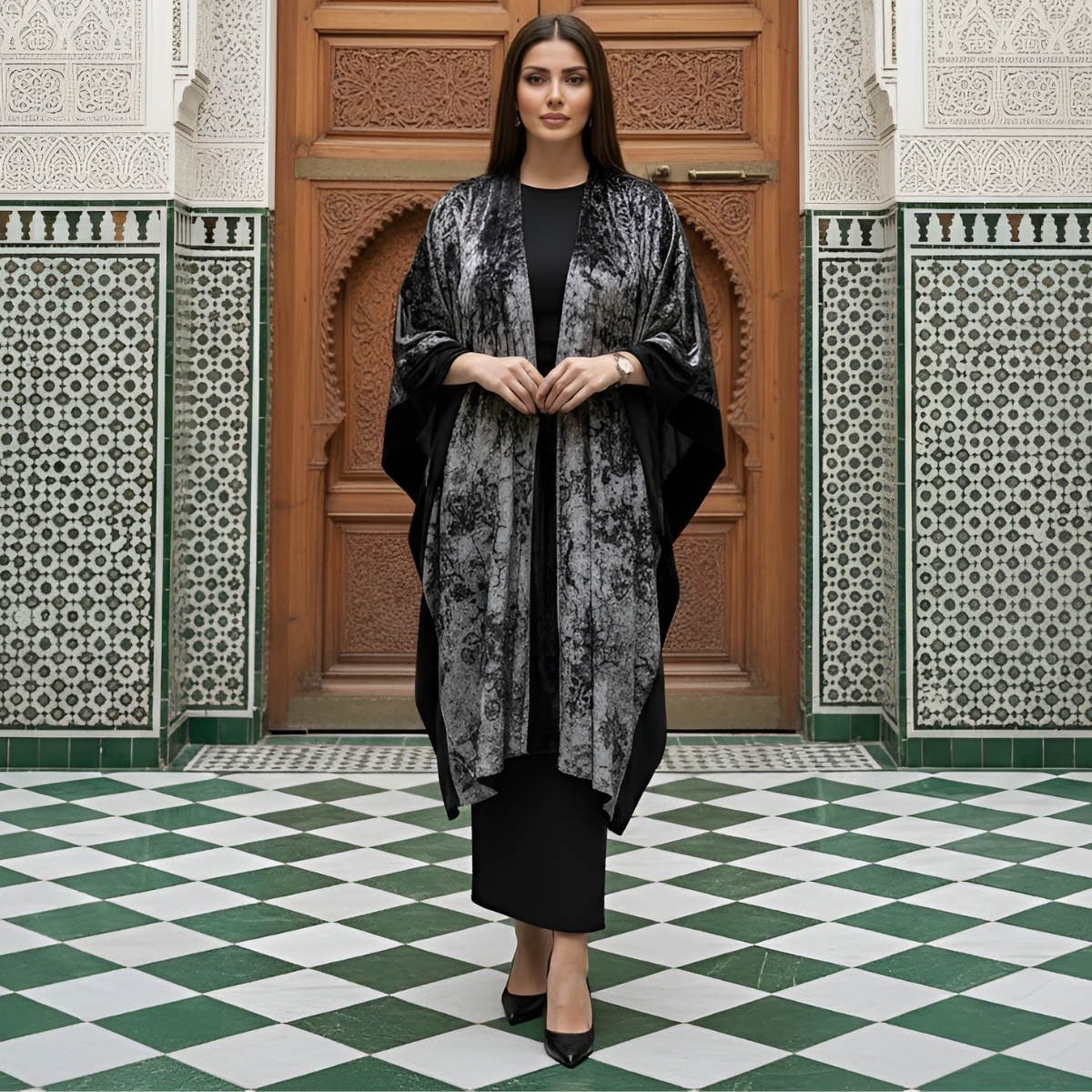 JLOOD Ramadan Kaftan - BLK - Black / One size