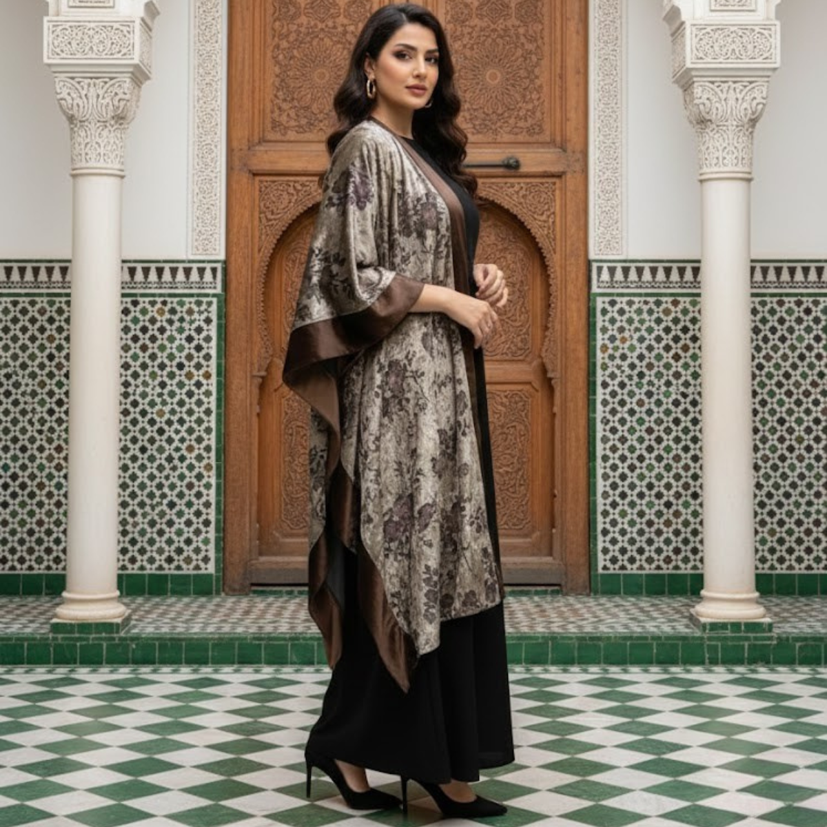 JLOOD Ramadan Kaftan - BRN - Brown / One size