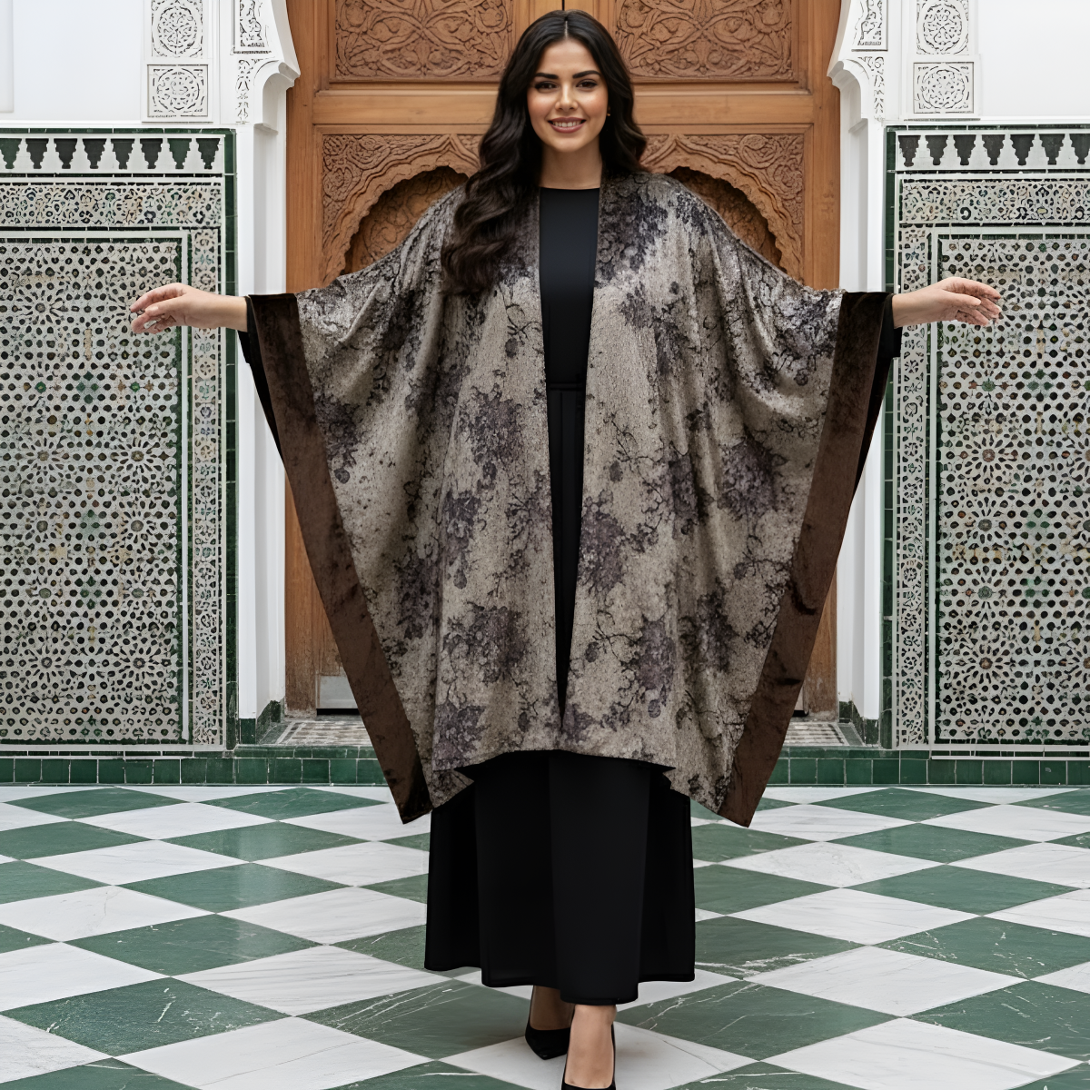 JLOOD Ramadan Kaftan - BRN - Brown / One size