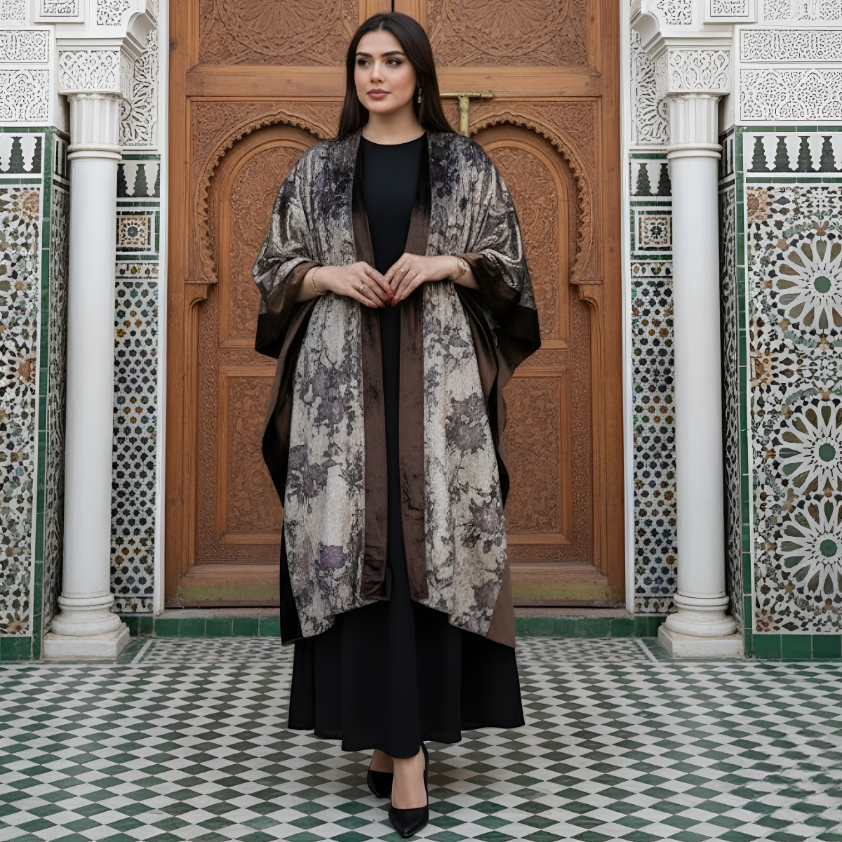 JLOOD Ramadan Kaftan - BRN - Brown / One size