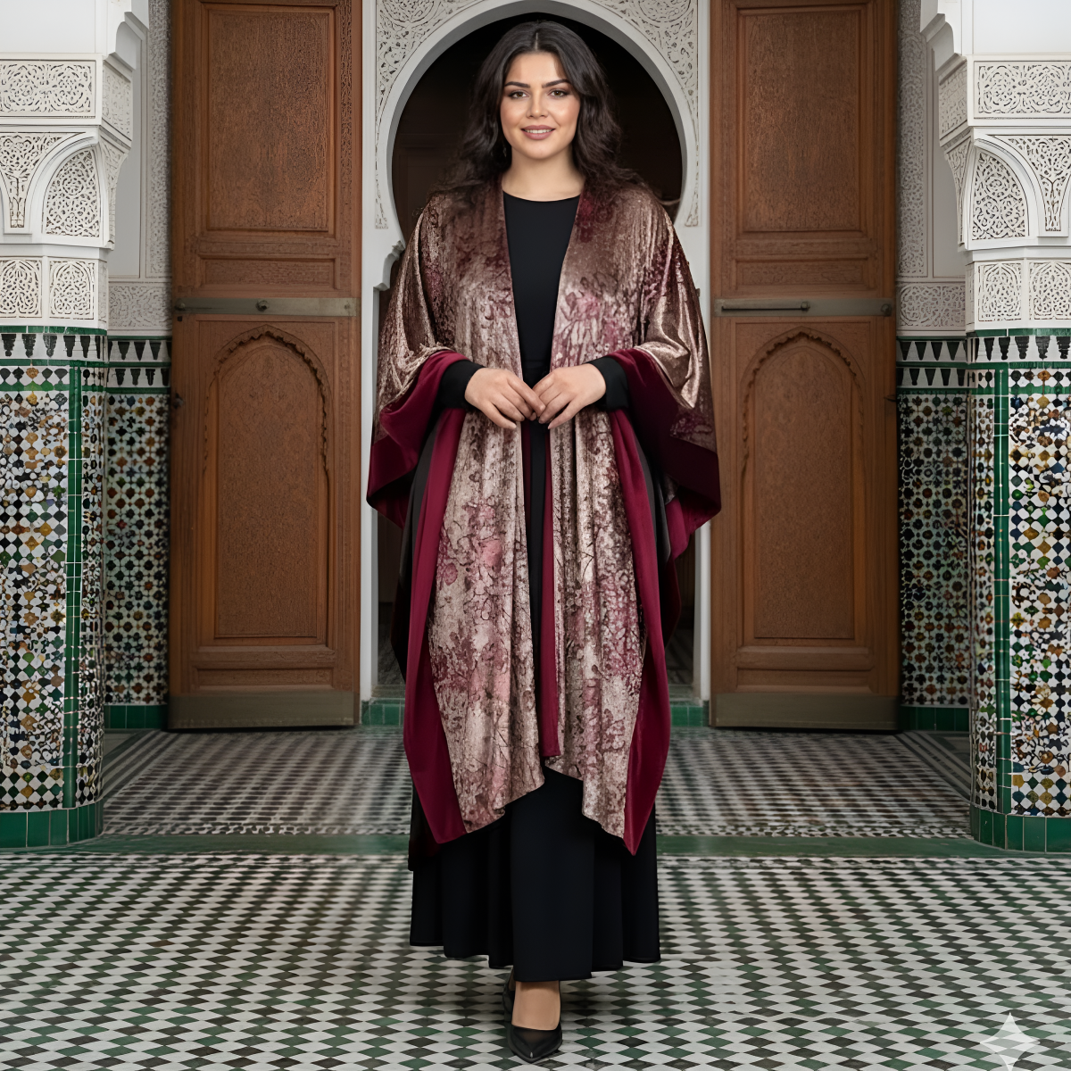 JLOOD Ramadan Kaftan - RED (Copy) - Red / One size