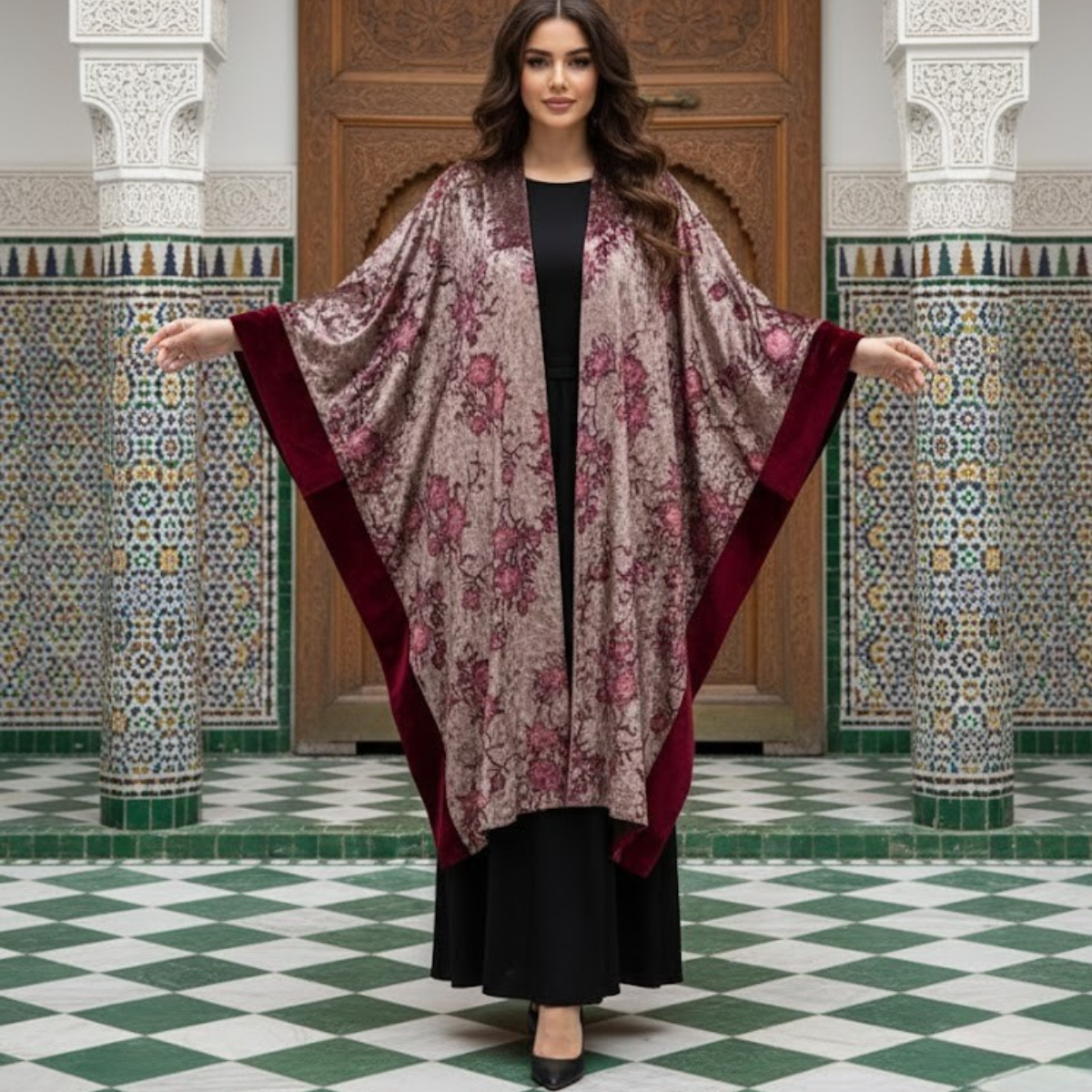 JLOOD Ramadan Kaftan - RED (Copy) - Red / One size