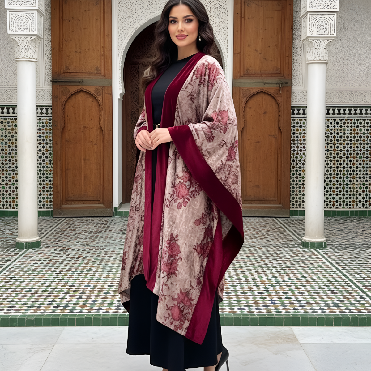 JLOOD Ramadan Kaftan - RED (Copy) - Red / One size