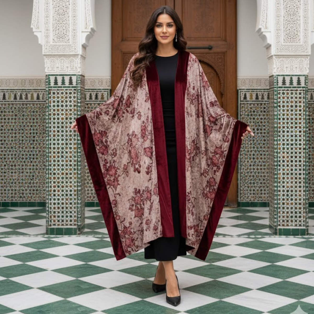 JLOOD Ramadan Kaftan - RED (Copy) - Red / One size