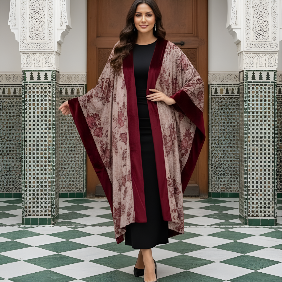 JLOOD Ramadan Kaftan - RED (Copy) - Red / One size