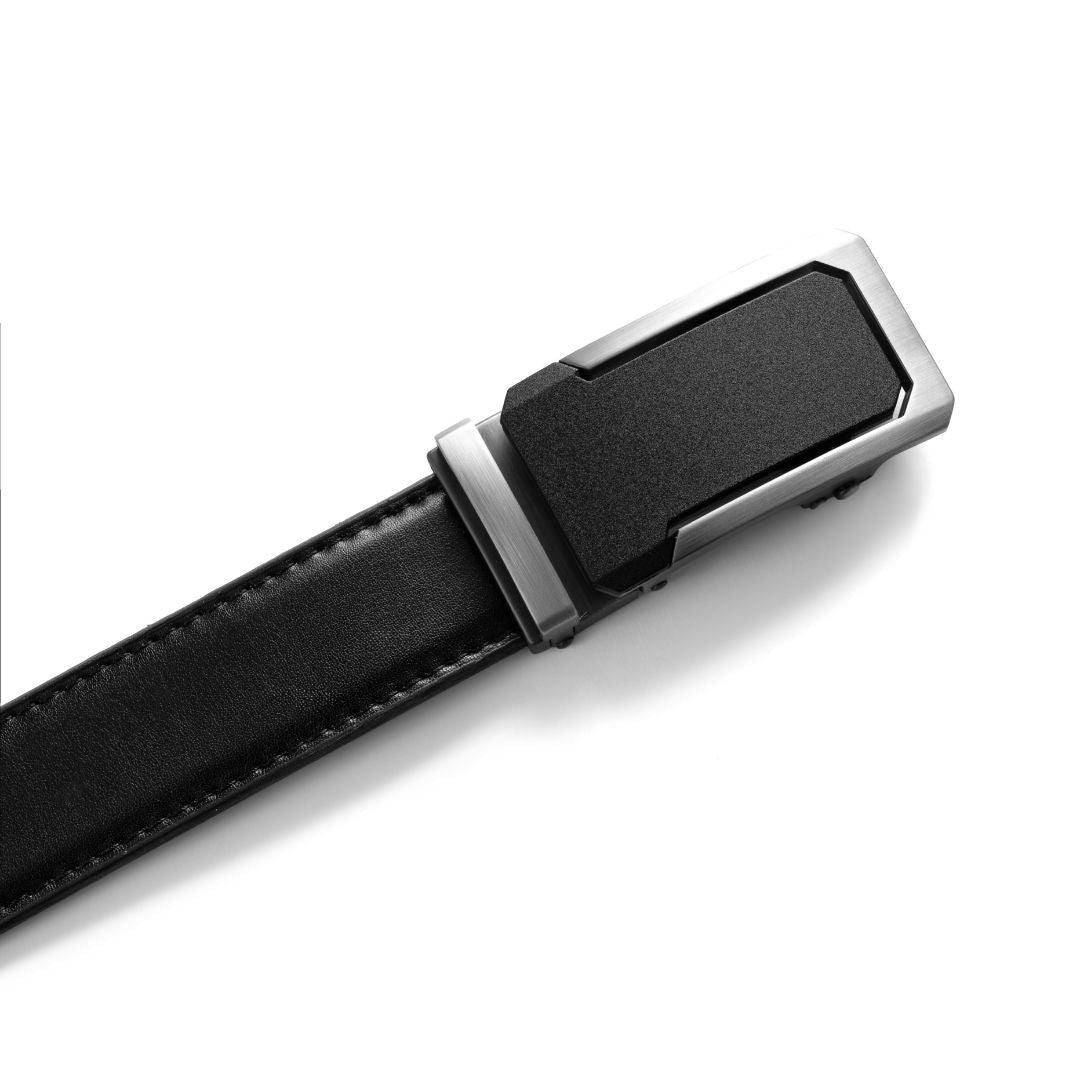 JLOOD Ratchet Leather Belts Men - R04