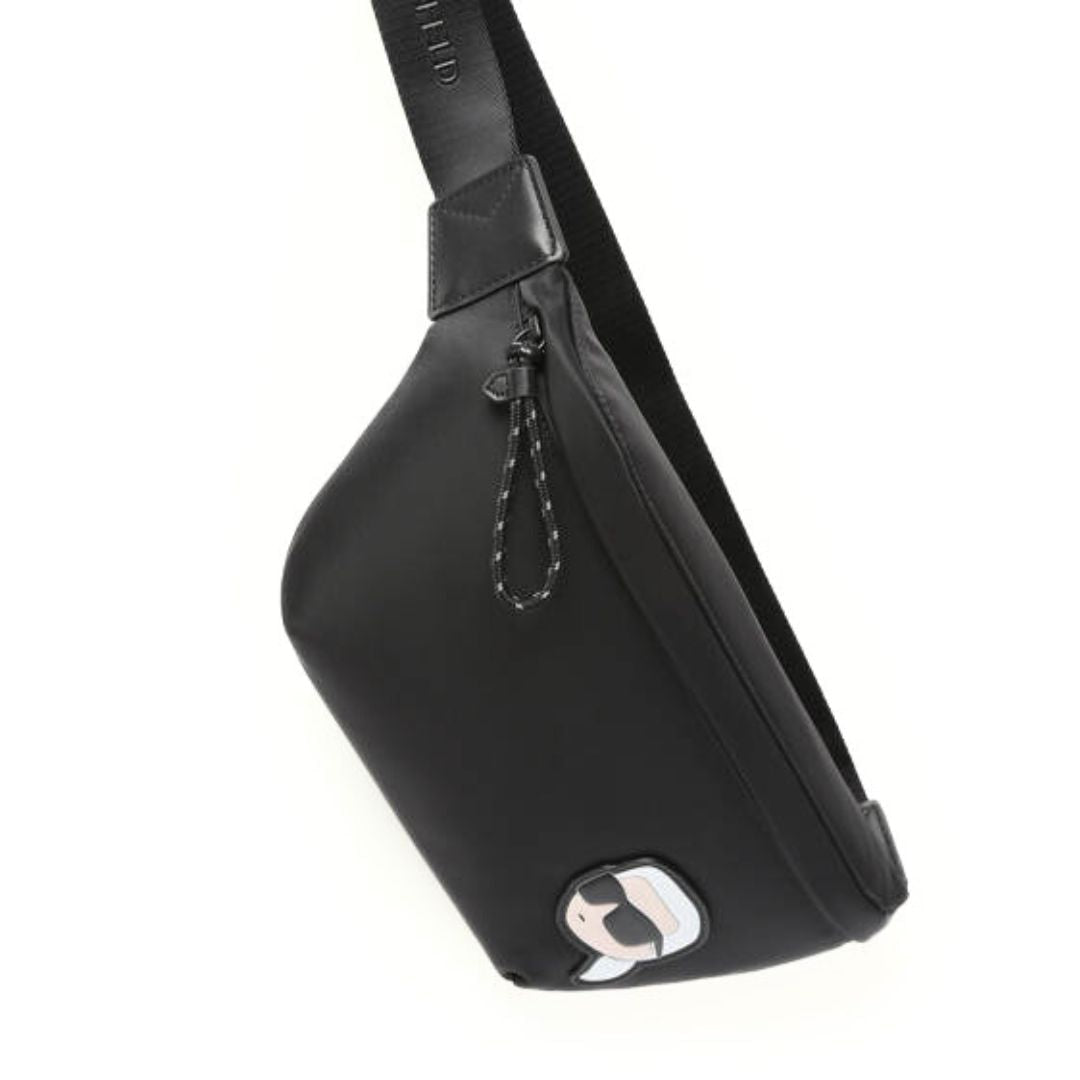 Karl Lagerfeld Ikon Belt Bag - BLK - Black