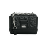 KARL LAGERFELD Leather Clutch Bag - BLK - Black