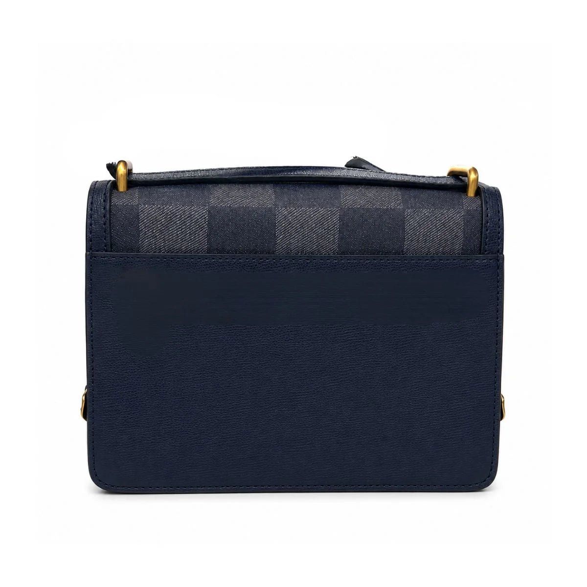 KARL LAGERFELD Leather Clutch Bag - NVY - Navy