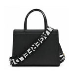 KARL LAGERFELD Lagerfeld Leather Square Bag - Black