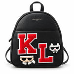 Karl Lagerfeld Paris Adele All Over Backpack Bag Women - BLK - Black