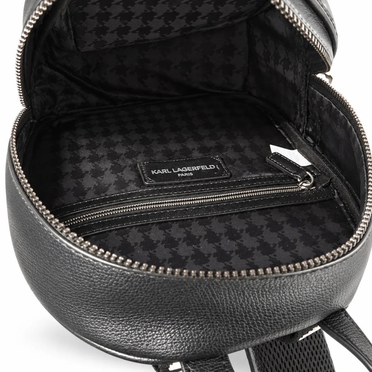Karl Lagerfeld Paris Adele All Over Backpack Bag Women - BLK - Black