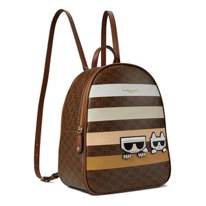 Karl Lagerfeld Paris Adele Backpack - BRN - Brown