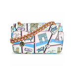 Karl Lagerfeld Paris Agyness Large Shoulder Bag - MLT - Multicolor